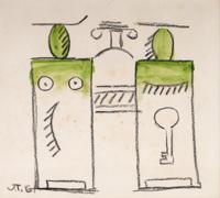 Joaquin Torres Garcia UNTITLED Watercolor Painting - Sold for $8,320 on 02-21-2026 (Lot 482).jpg